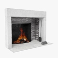 Modern Fireplace Modern Home Furnace Furnace Fireplace European Style 3d model