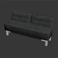 Multi Person Gray Sofa With Metal Legs In Modern Style Comfortable Seating