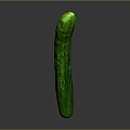 White Cucumber Water Cucumber Dry Cucumber Green Cucumber South China Cucumber European Greenhouse Cucumber Fruit Cucumber 3d model