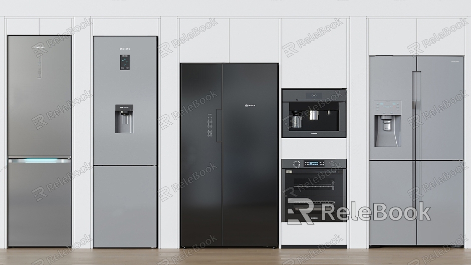 Modern refrigerator embedded refrigerator combination model