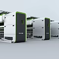 Modern Textile Machine Equipment 3d model