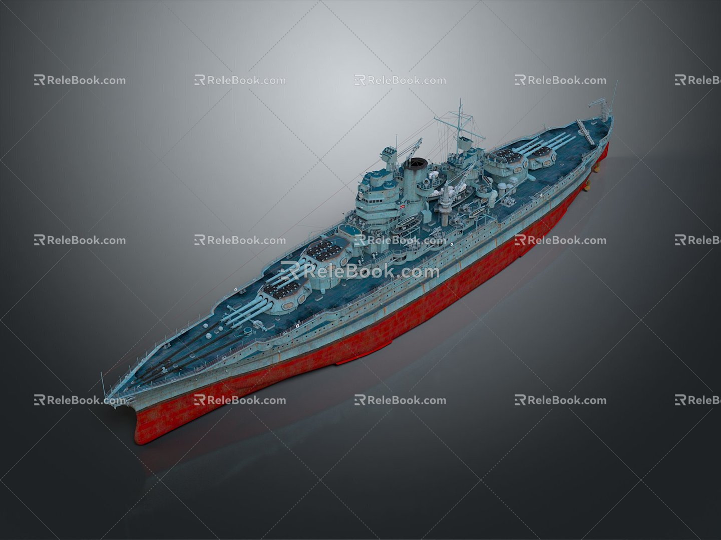 Modern Warship Ship Ship Warship 3d model