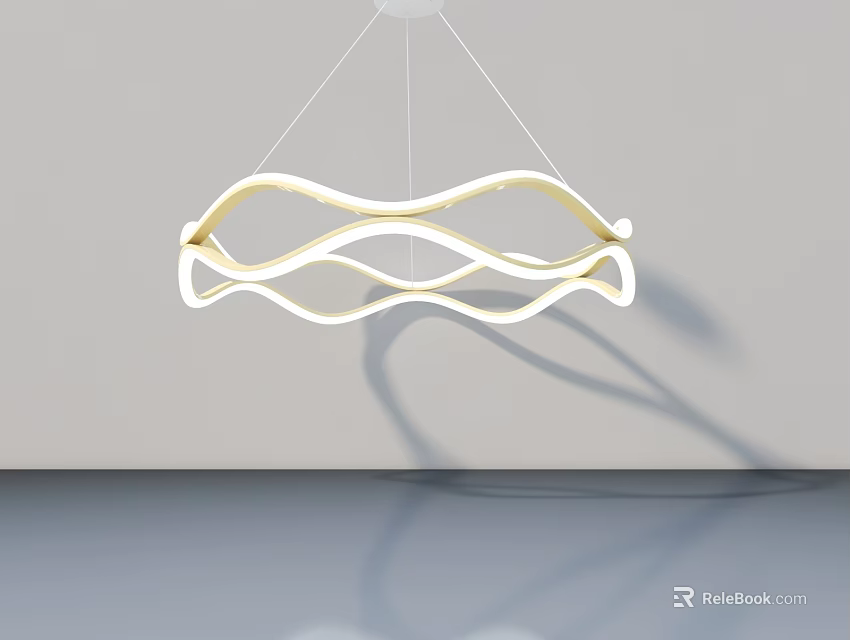 Modern Interior Swing Door Design With Smooth Lines And White Finish 3d model 
