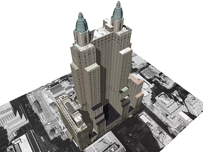 Office Building Laboratory Building Stone Office Building Factory Complex Building Jianou Office Building Design Environment Design 3d model