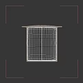Modern Single Bed With Slatted Metal Frame And Black Leather Mattress Design