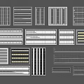 Modern Grille Lights With Diverse Designs For Indoor Commercial And Residential Lighting