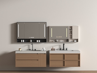 Modern bathroom cabinet 3d model