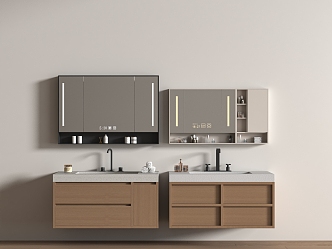 Modern bathroom cabinet 3d model