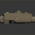 Infrared Steiner Laser Pistol Light Source Firearm Sight Firearm Device 3d model