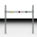 Heavy Duty Metal Construction Component Featuring Steel Frame And Support Beams