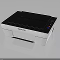 Samsung Compact Black White Printer With Control Panel For Home And Office Use 3d model