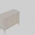 Elegant Console Cabinet With Multiple Drawers Ornate Carved Legs And Vintage Design