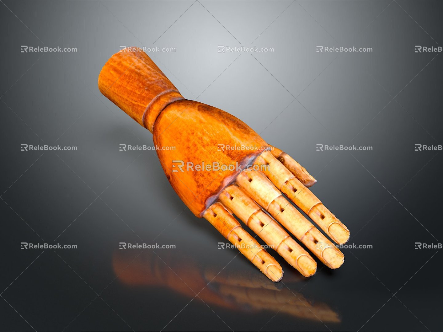 Wooden hand model hand gesture hand palm hand hand hand medical teaching aids medical supplies medical teaching aids 3d model