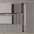 Home Heating White Radiators With Various Wall Mounted Panel And Column Designs