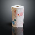 Decorative Toilet Paper Roll With Colorful Floral Patterns For Household Use