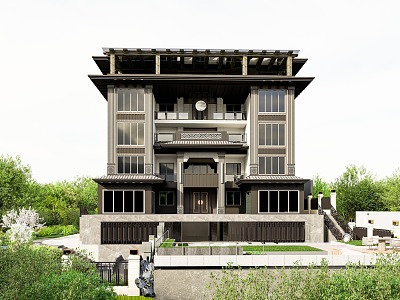 New Chinese Style Villa Homestay model