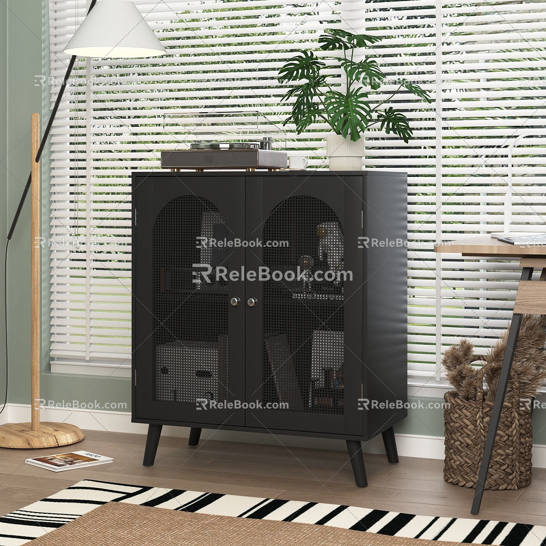 Modern cabinet 3d model