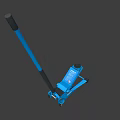 Car Hydraulic Jack Blue FORCEMAX Tool For Vehicle Lifting And Maintenance