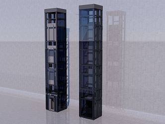 Modern Elevator 3d model