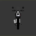 Red White Blue Adventure Motorcycle With Yellow Rims Black Seat And Windshield