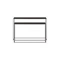 Modern Console Table Design With Metal Frame And Two Tiered Shelves