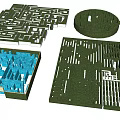 Creative Maze Playground Equipment With Various Shapes Colorful Structures And Fun Designs