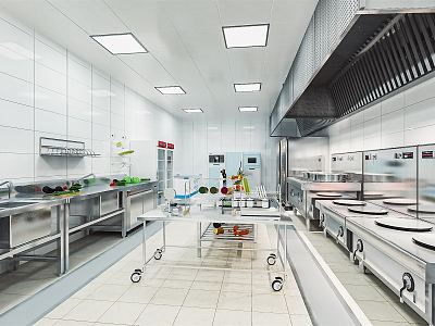 Modern Kitchen Restaurant Kitchen Dining Kitchen Hotel Kitchen Hotel Kitchen Central Kitchen Commercial Kitchen model