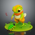 Frog Frog Frog Poison Frog Game Frog Reptile Cold Blooded Animal Reptile Reptile 3d model