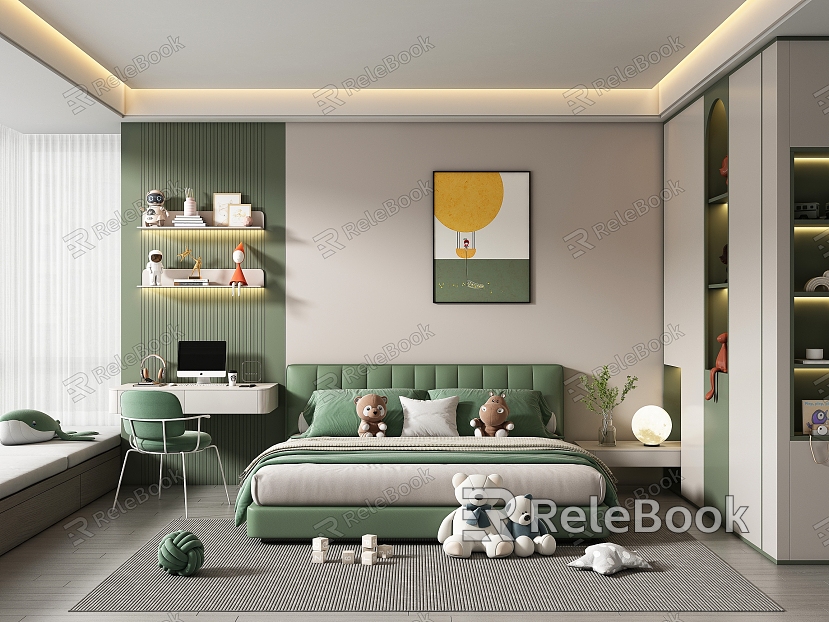 Modern Children's Room model