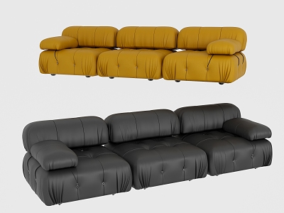 Sofa Double Sofa Multi-Person Sofa model