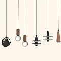 Modern chandelier combination 3d model