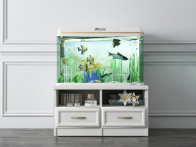 Jane Ou Fish Tank 3d model