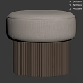 Bench and futon Nala by Westwing Collection 3d model