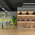 Modern Luyoutuo Club Interior With Lighted Shoe Display Cabinets And Wooden Shelves