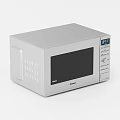 Panasonic Modern Kitchen Microwave Oven With Digital Display And Control Panel 3d model