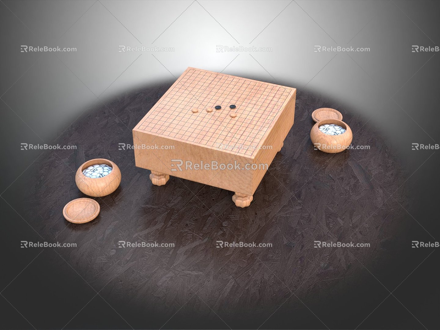 Modern Go Go Board 3d model