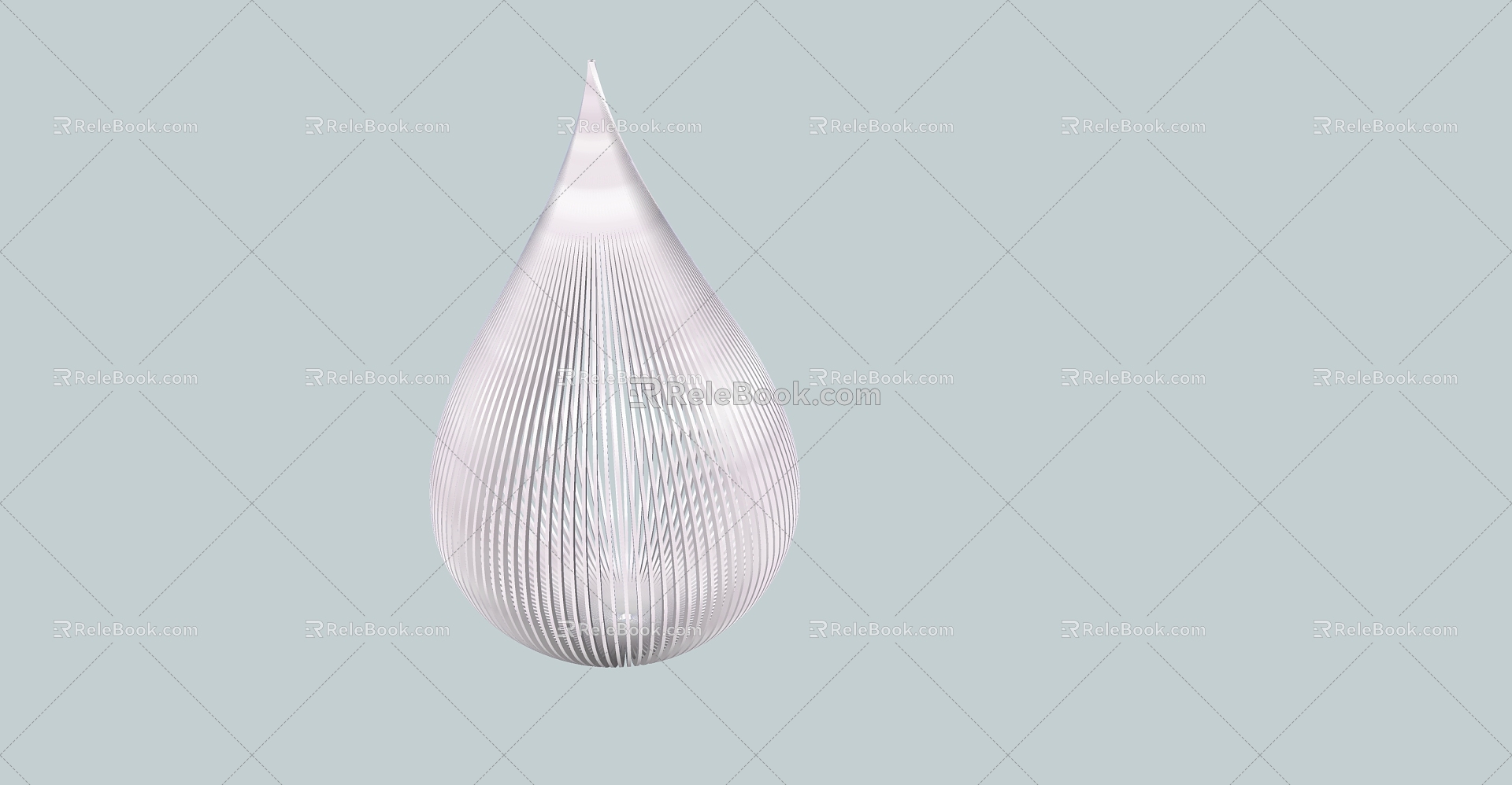 Modern Sculpture Maohua Water Drop Sculpture model