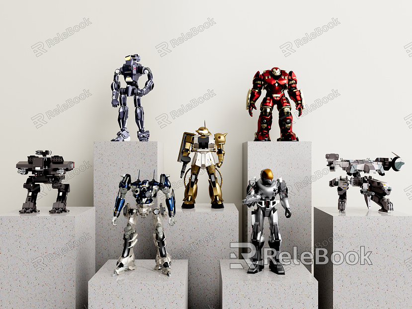 Modern Robot Toy Doll Gundam Robot Collection Handset model