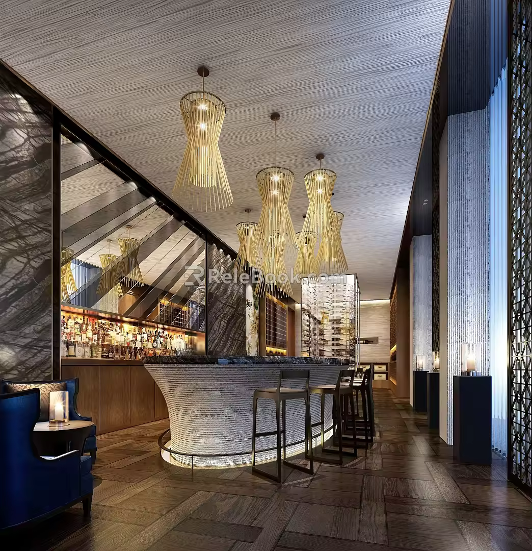 The Modern Bar 3d model