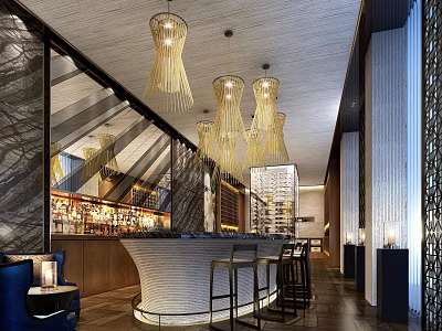 The Modern Bar 3d model