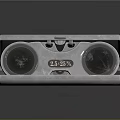 Metallic Device With Dual Circular Components And 2.5 25% Display Panel