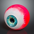 Modern eyeball man eye eye 3d model