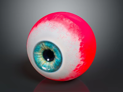 Medical Device Realistic Eye Anatomical Model For Ophthalmology Training And Education 3d model