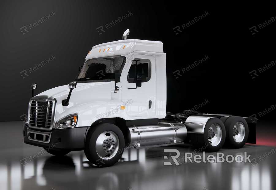 Modern truck truck tractor model