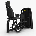 Black Heavy Duty Gym Fitness Leg Press Machine With Padded Seat For Strength Training