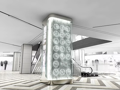 Modern Column Package Column Decoration 3d model
