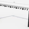 Heavy Duty Stage Lighting Truss With Crossbar Upright Poles And Multiple Fixtures