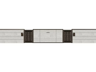 Modern Gate Entrance Gate 3d model