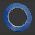 Blue Adhesive Tape Roll With Sticky Backing For Crafts And Packaging