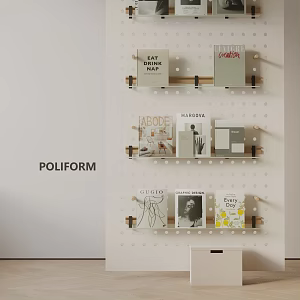 Modern Bookshelf 3d model